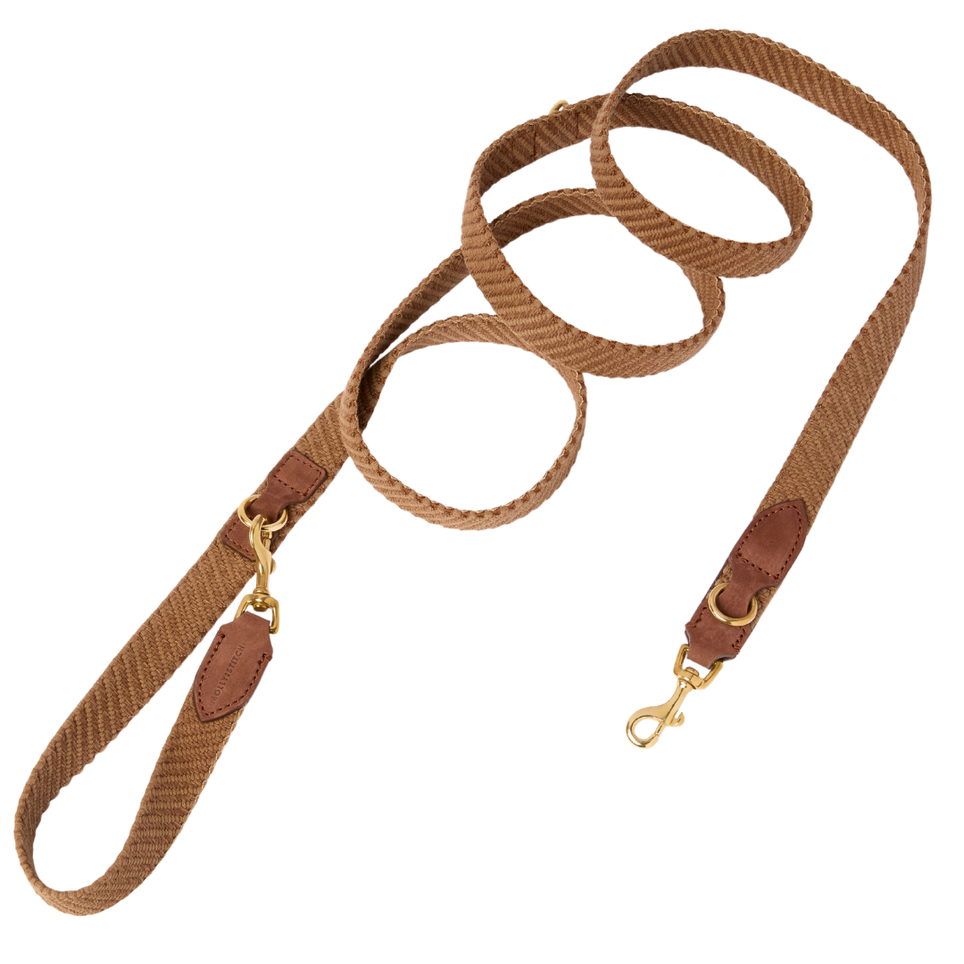 Serrana 3x Adjustable Dog Leash - Whiskey