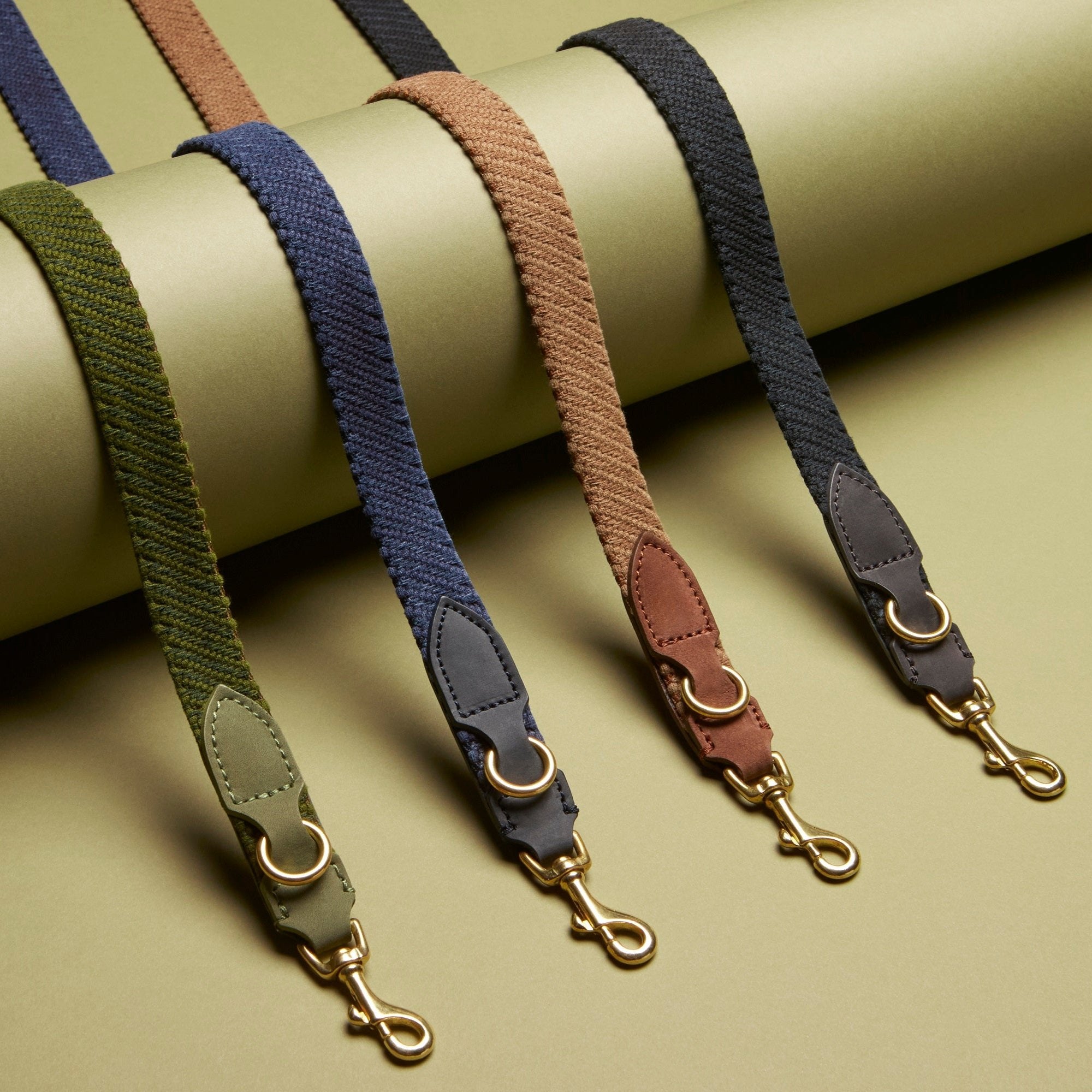 Serrana 3x Adjustable Dog Leash - Denim