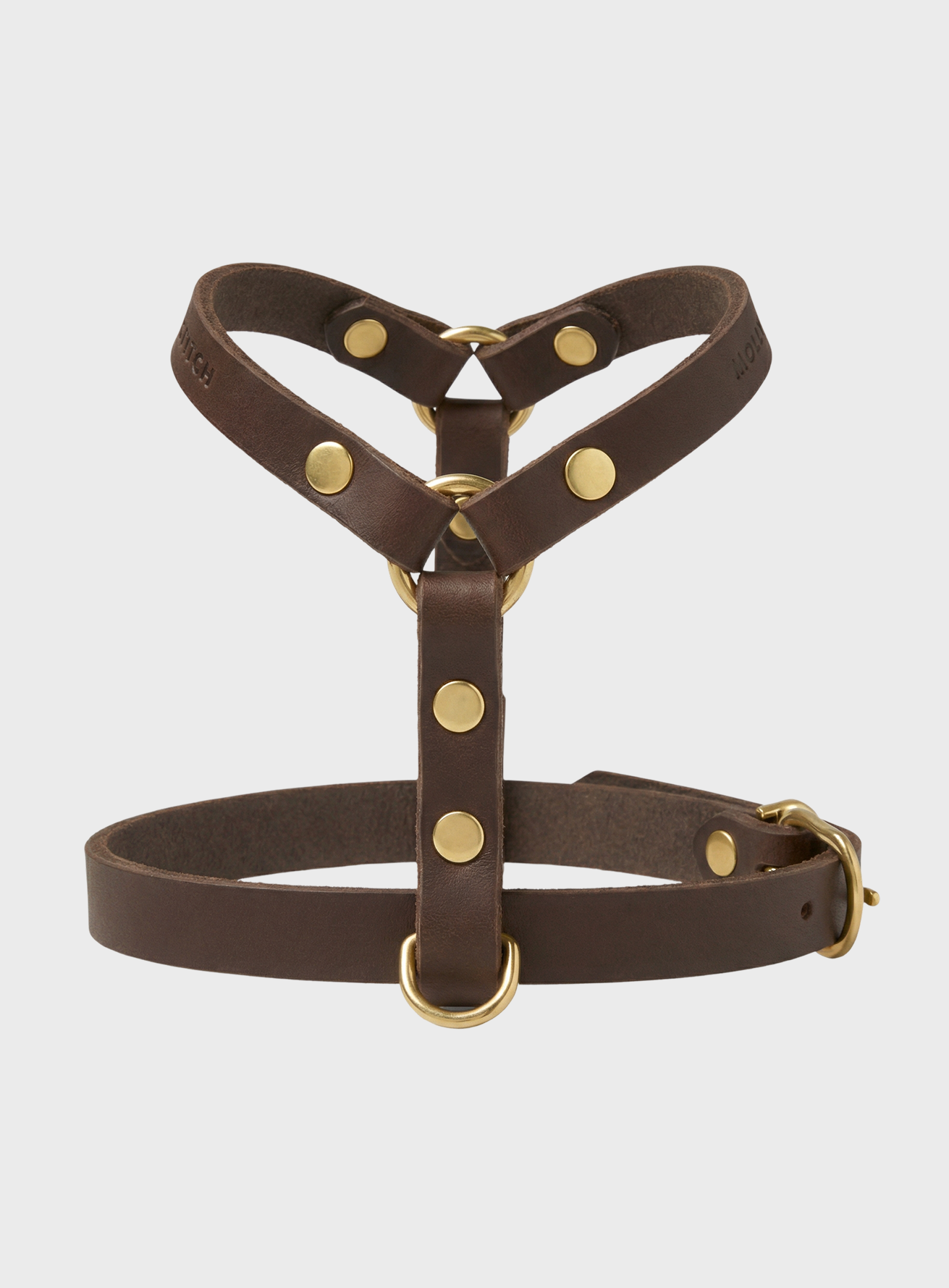 Butter Leather Y Harness - Classic Brown