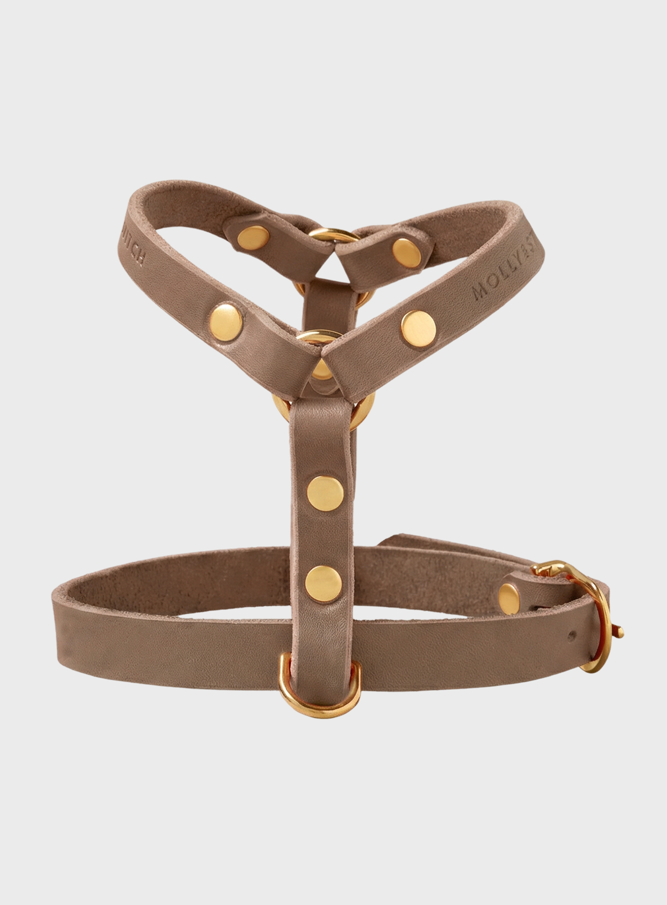 Butter Leather Y Harness - Taupe