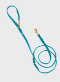 Butter Leather 3x Adjustable Dog Leash - Fiji