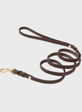 Butter Leather City Dog Leash - Classic Brown