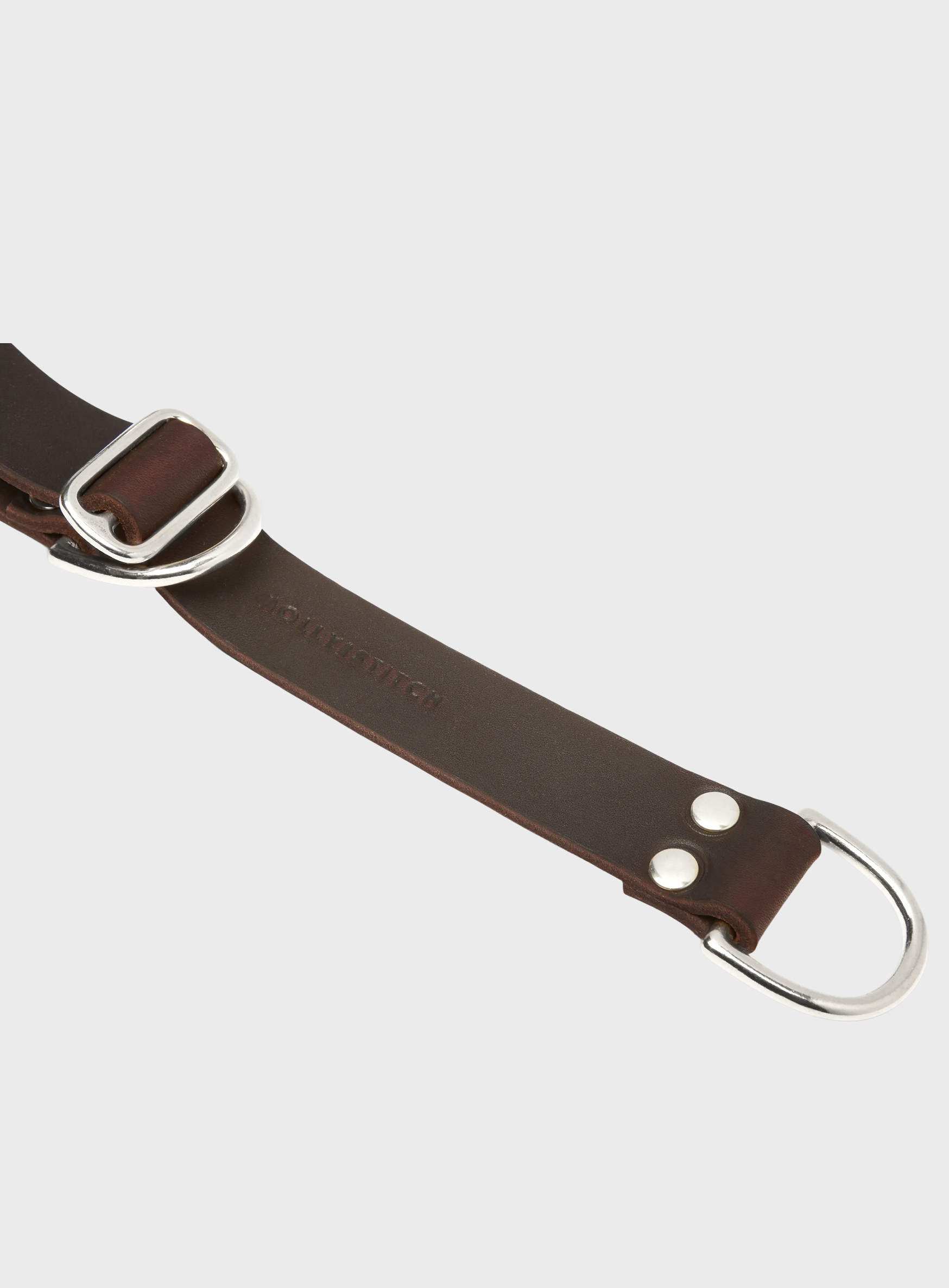 Butter Leather Retriever Dog Collar - Classic Brown