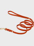 Butter Leather City Dog Leash - Mango