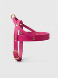 Butter Leather Dog Harness - Flamingo